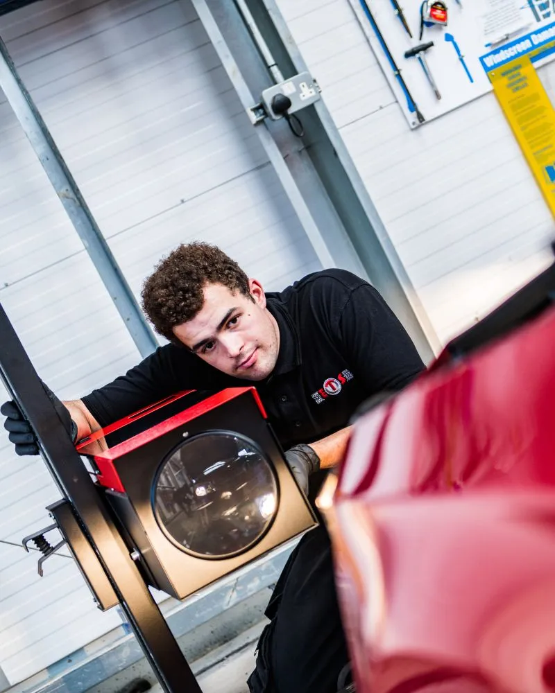 MOT Test headlight alignment